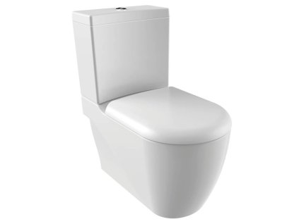 SAPHO - GRANDE WC kombi XL, spodní/zadní odpad, bílá GR360