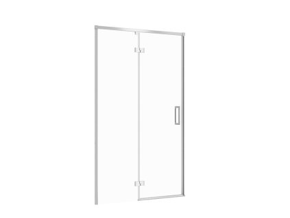 CERSANIT - Sprchové dveře LARGA chrom 120X195, levé, čiré sklo S932-122