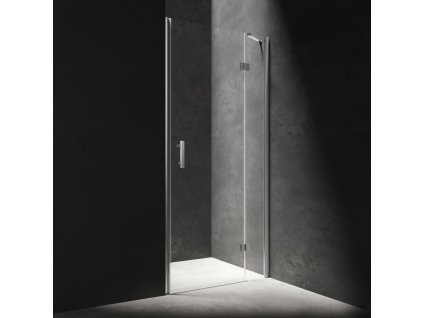 OMNIRES - MANHATTAN dveře výklopné, 100 cm, chrom lesk, sklo transparent ADP10XLUX-TCRTR