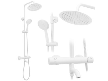 REA - Sprchový set s baterií 150mm Lungo bílá REA-P6608