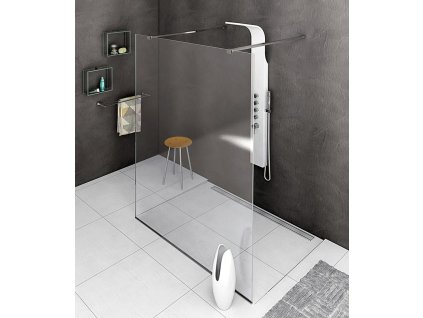 POLYSAN - MODULAR SHOWER jednodílná zástěna WALK-IN, 1400 MS4-140