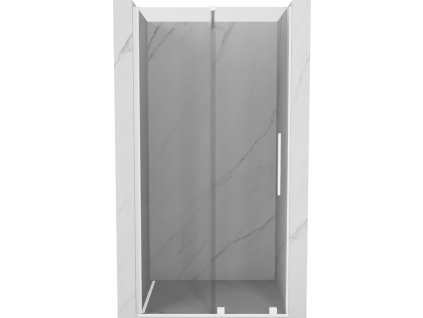 MEXEN/S - Velar posuvné sprchové dveře 120, transparent, bílá 871-120-000-01-20