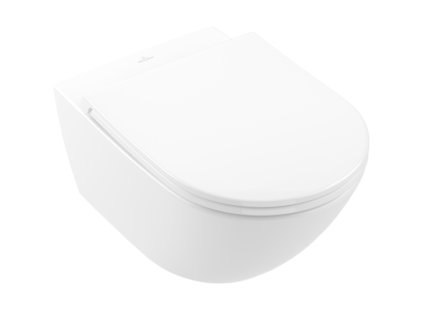 villeroy boch universo twistflush zavesne slpachovaci wc quickrelease a softclosing antibakterialni sedatko ceramicplus bila alpin 1