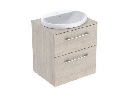 hicsv 58 geberit selnova square skrinka s deskou a umyvadlem 58 8x47 5x70 3 cm 2x zasuvka dekor orech hickory svetly