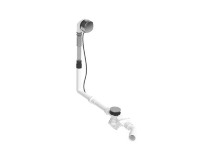 duravit prislusenstvi vanova odtokova a prepadova souprava quadroval s napoustenim bovden 650 mm chrom 1