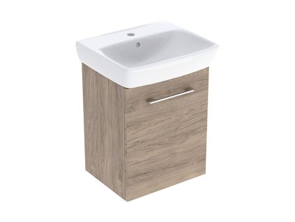 50 hic geberit selnova square skrinka s umyvatkem 50x42x64 9 cm 1x dvirka dekor orech hickory