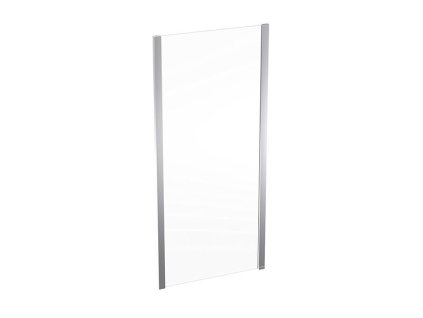 90geberit geo bocni stena sprchy 90x190 cm sklo transparent ram stribrita