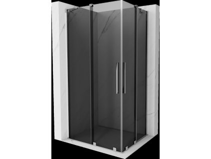 MEXEN/S - Velar Duo sprchový kout, posuvné dveře 90 x 80, grafit, chrom 871-090-080-42-01
