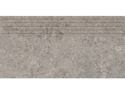 Tubadzin Zimba light grey STR schodovka 29,6x59,8x0,8 (6005784)