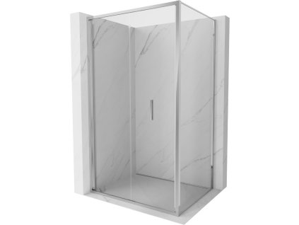 MEXEN/S - Exo sprchový kout skládací dveře 80 x 70, transparent, chrom 816-080-070-01-00