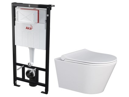 ALCA Sádromodul - předstěnový instalační systém bez tlačítka + WC MYJOYS MY1 + SEDÁTKO AM101/1120 X MY1