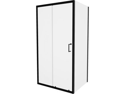 MEXEN/S - Apia sprchový kout obdélník 135x100, transparent, černá 840-135-100-70-00