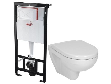 Předstěnový instalační systém bez tlačítka + WC JIKA LYRA PLUS + SEDÁTKO DURAPLAST AM101/1120 X LY6
