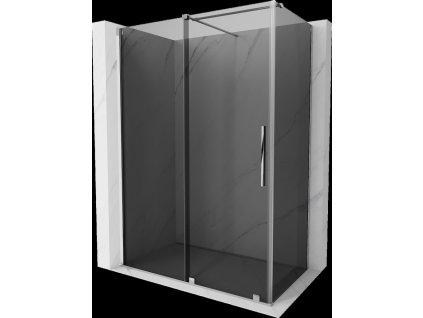 MEXEN/S - Velar sprchový kout, posuvné dveře 160 x 80, grafit, chrom 871-160-080-41-01