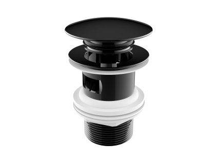 JIKA Mio Style - umyvadlová výpusť Click-Clack 5/4" (H3702F9...1031), Černá matná (H3702F97161031)