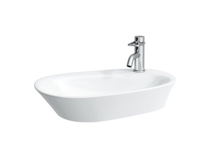 LAUFEN PALOMBA COLLECTION - umyvadlová mísa, s armaturní deskou (H816803) (Barva Bílá, Provedení 1 otvor pro baterii, středový)