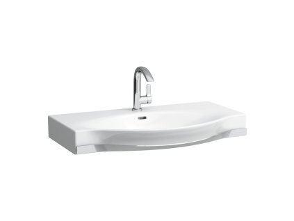 LAUFEN PALACE - umyvadlo do nábytku, s držákem na ručník, Bílá (H812702) (Provedení s 3 otvory pro baterii)