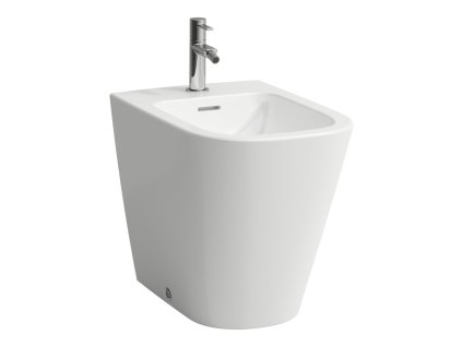 LAUFEN MEDA - stojící bidet, H8321110003021, s 1 otvorem pro baterii uprostřed, bez postranních otvorů pro přívod vody vlevo a vpravo