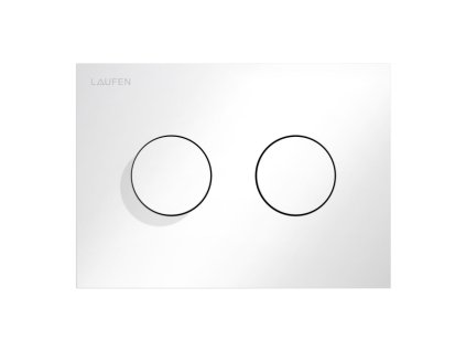 LAUFEN splachovací tlačítko INEO GROOVE, Dual Flush, H9001170000001, standardní provedení