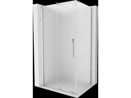 MEXEN/S - Velar sprchový kout, posuvné dveře 130 x 100, dekor, chrom 871-130-100-31-01