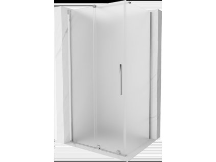 MEXEN/S - Velar sprchový kout, posuvné dveře 120 x 100, dekor, chrom 871-120-100-31-01