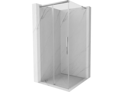 MEXEN/S - Rox L sprchový kout posuvný 110 x 110, transparent, chrom 8C2L-110-110-01-00