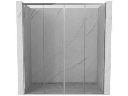 MEXEN/S - Rox posuvné sprchové dveře 190, transparent, chrom 8C2-190-002-01-00