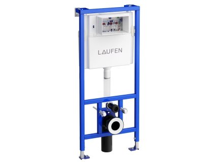 LAUFEN Rámový podomítkový modul CW1 SET s bílým tlačítkem + WC CERSANIT CLEANON CARINA + SEDÁTKO H8946600000001BI CA3