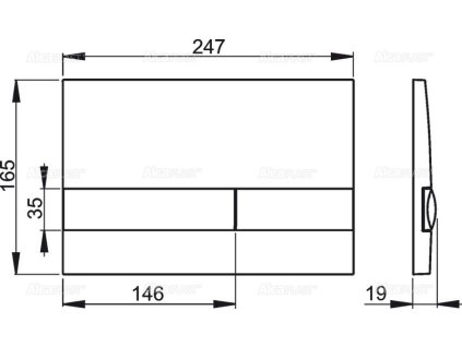 Předstěnový instalační systém s bílým tlačítkem M1710 + WC CERSANIT CLEANON CARINA + SEDÁTKO AM101/1120 M1710 CA2
