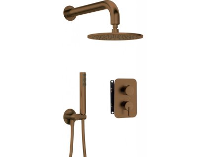 DEANTE - Silia Concealed BOX, baterie Podomítkový sprchový set, s baterií BOX - se sprchovou hlavicí BXYYCQSM