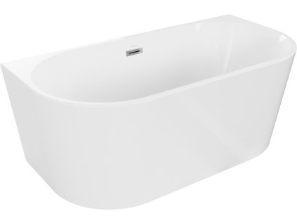 MEXEN - Oval vana volně stojící 150x75cm bílá bez krytky přepadu a zátky 52671507500-SS