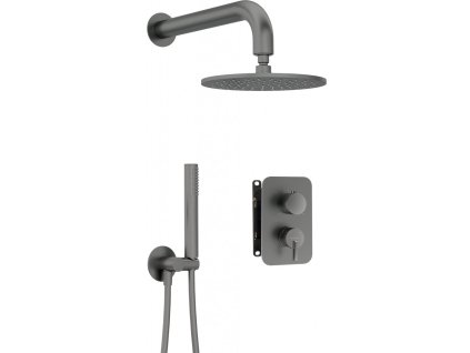 DEANTE - Silia Concealed BOX, baterie Podomítkový sprchový set, s baterií BOX - se sprchovou hlavicí BXYYDQSM