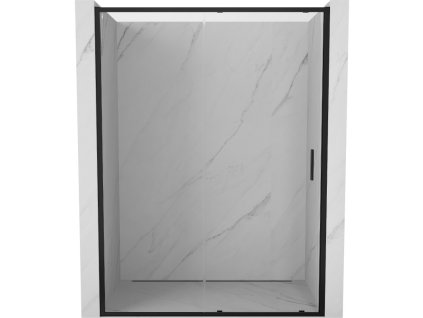 MEXEN - Exo posuvné sprchové dveře 160, transparent, černá 8151-160-000-70-00