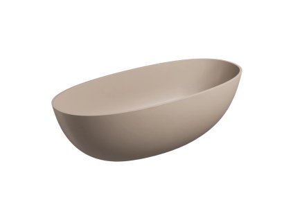 OMNIRES - SHELL M+ Volně stojící vana, 175 x 78 cm, matná béžová SHELL175WWDB