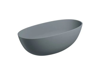 OMNIRES - SHELL M+ volně stojící vana,, 160 x 75 cm, šedá/popel SHELLWWAG