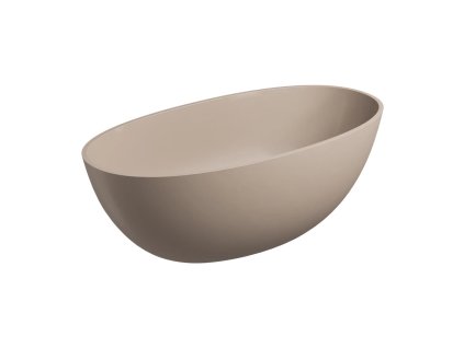 OMNIRES - SHELL M+ Volně stojící vana, 148 x 75 cm, béžová mat SHELL148WWDB