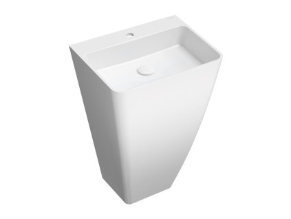 OMNIRES - PARMA M+ umyvadlo volněstojící, 55 x 43 cm bílá lesk /BP/ PARMAUWBP