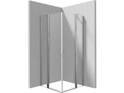 DEANTE - Sprchový kout Kerria Plus chrom, čtvercová, 90x90 cm KKN0U09U09