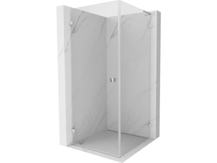 MEXEN/S - Lunar-B L sprchový kout dveře křídlové levá 70 x 70, transparent, chrom 832L-070-070-01-00-L