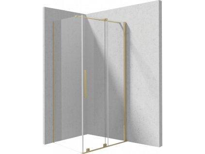 DEANTE - Prizma krátká ke kolmé stěně/dlouhá k paralelní stěně sprchový kout, obdélníkový, 140x70 cm; KPNRP14S07
