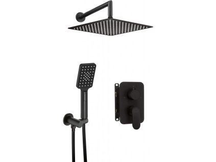 DEANTE - Alpinia černá - Sprchový set pod omítku, s baterií BOX BXYZNGAM