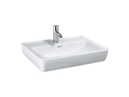 LAUFEN PRO - umyvadlo (H818951) (Barva Bílá, Provedení 1 otvor pro baterii, středový)