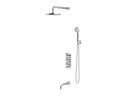 OMNIRES - Y termostatický podomítková sprchová baterie chrom /CR/ SYSYS02XCR