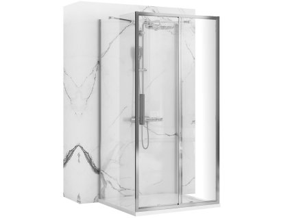 REA/S - Sprchová kabina Rapid Slide Chrome Dveře: 160 x Sprchová zástěna: 90 KPL-K05557