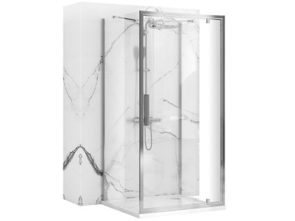 REA/S - Sprchová kabina Rapid Swing Chrome Dveře: 120 x Sprchová zástěna: 90 KPL-K05556