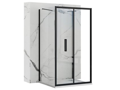 REA/S - Sprchový Rapid Fold Dveře: 80 x Sprchová zástěna: 80 KPL-09910