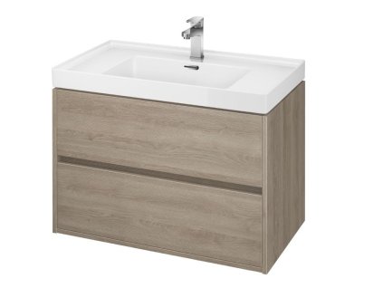 CERSANIT - SET B115 CREA 80, dub (skříňka+umyvadlo) S801-289