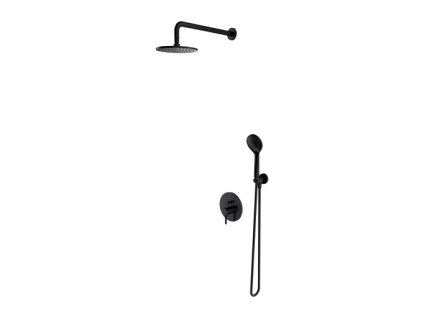 OMNIRES - Y podomítkový sprchový systém, černá polomatný SYSY38BL