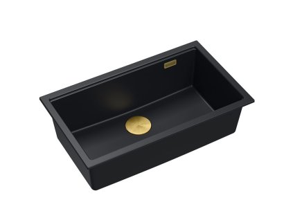 Quadron - Granitový dřez Logan 110 Black Černý HQD7644U7_BLM_U