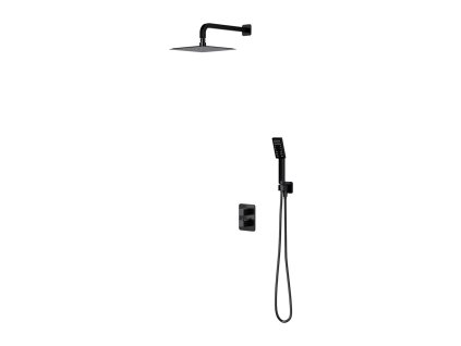 OMNIRES - PARMA termostatický podomítkový sprchový systém černá mat /BLM/ SYSPM11BL